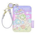 Japan San-X Pass Case Card Holder with Reel - Sumikko Gurashi / Mysterious Friends - 1