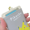 Japan Pokemon Pass Case Card Holder - Pikachu / Grey - 3