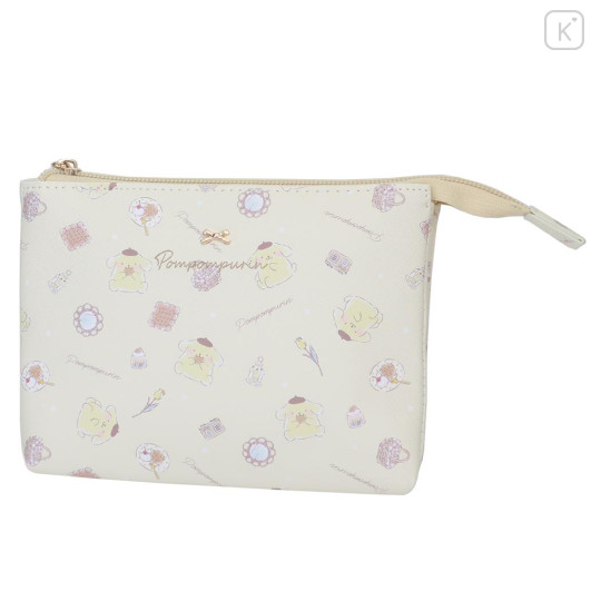 Japan Sanrio Twin Pouch - Pompompurin / Happy Life - 1