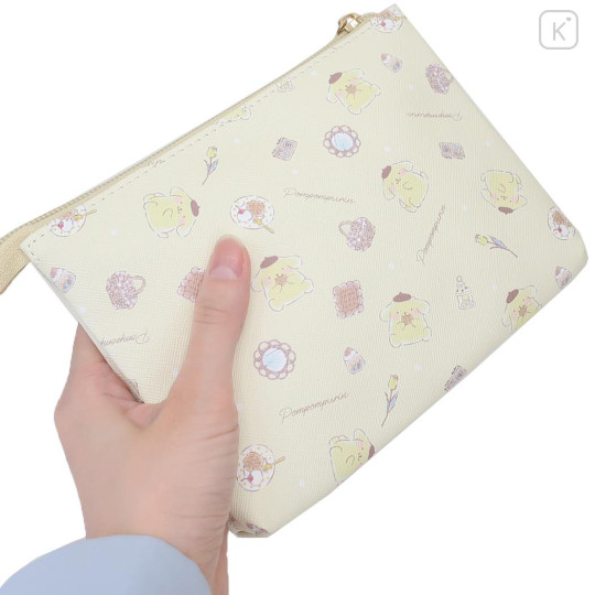 Japan Sanrio Twin Pouch - Pompompurin / Happy Life - 2