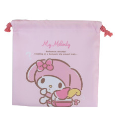 Japan Sanrio Drawstring Pouch - My Melody / Backpack Trip