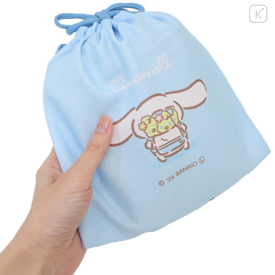 Japan Sanrio Drawstring Pouch - Cinnamoroll / Backpack Trip - 2