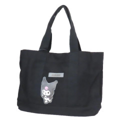 Japan Sanrio Tote Bag Divided Holder - Kuromi / Shy