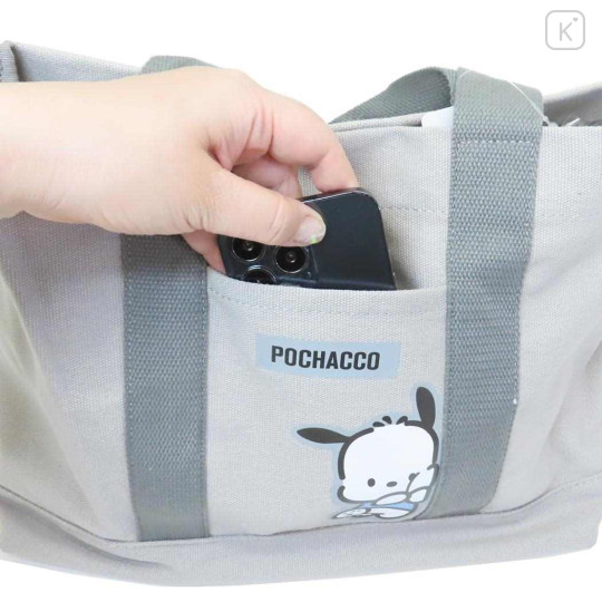 Japan Sanrio Tote Bag Divided Holder - Pochacco / Shy - 3