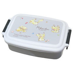 Japan Pokemon Bento Lunch Box 500ml - Pikachu / Number025 Blue & Grey