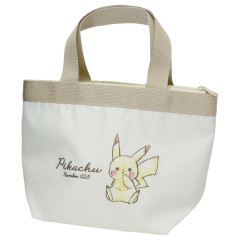 Japan Pokemon Insulated Cooler Lunch Bag - Pikachu / Number025 Sitting