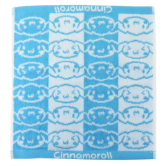 Japan Sanrio Jacquard Towel Handkerchief - Cinnamoroll / Silhouette