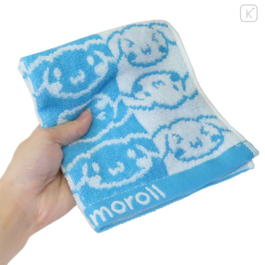 Japan Sanrio Jacquard Towel Handkerchief - Cinnamoroll / Silhouette - 3