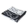 Japan Miffy Jacquard Towel Handkerchief - Miffy / Silhouette - 2