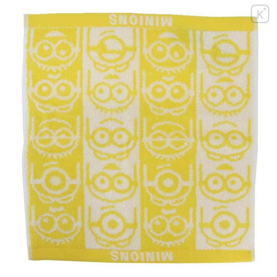 Japan Minions Jacquard Towel Handkerchief - Minions / Silhouette - 1