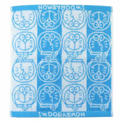 Japan Doraemon Jacquard Towel Handkerchief - Silhouette