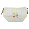 Japan Pokemon Drawstring Bag / Lunch Bag - Pikachu / Number025 Sitting - 2