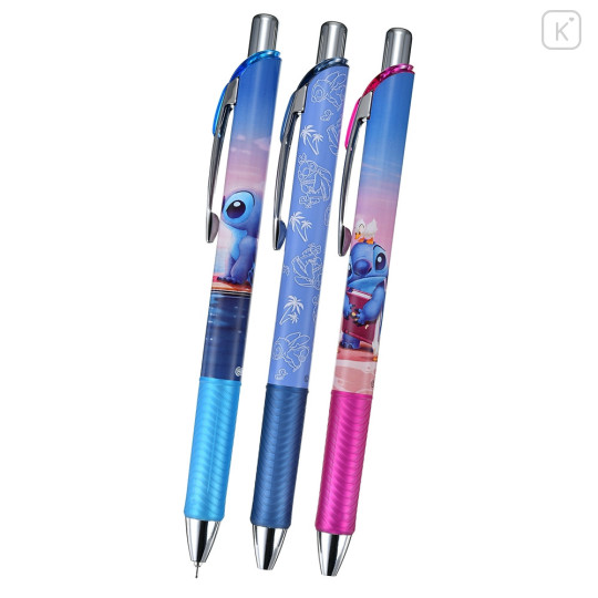Japan Disney Store EnerGel Gel Pen 3pcs Set - Stitch / Disney Stitch Day Collection - 2