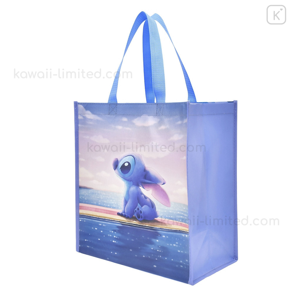 [JILLSTUART]★GELATO STITCH POINT CANVAS SHOPPING BAG Stitch Blinds Bag|lilo & Stitch Canvas Tote Bag - Kawaii