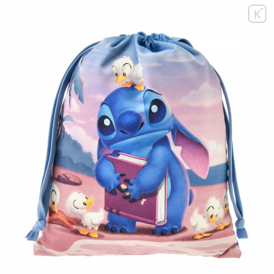 Japan Disney Store Drawstring Bag - Stitch : Disney Stitch Day Collection - 3