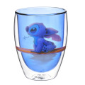 Japan Disney Store Heat Resistant Glass Tumbler - Stitch : Disney Stitch Day Collection - 1