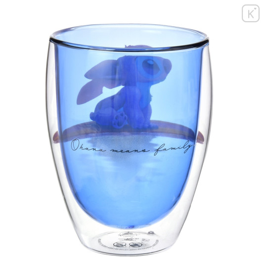 Japan Disney Store Heat Resistant Glass Tumbler - Stitch : Disney Stitch Day Collection - 3