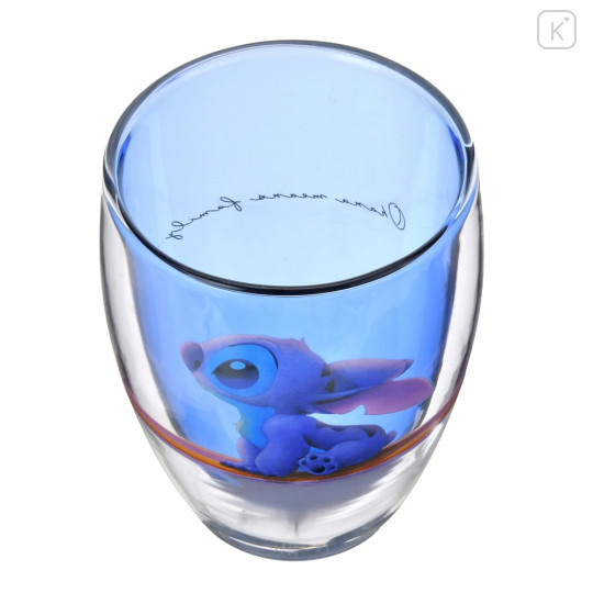 Japan Disney Store Heat Resistant Glass Tumbler - Stitch : Disney Stitch Day Collection - 4