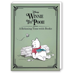 Japan Disney Mini Notepad - Pooh / Relaxing Time with Books