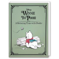 Japan Disney Mini Notepad - Pooh / Relaxing Time with Books - 1