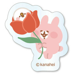 Japan Kanahei Acrylic Sticker - Piske & Usagi / Tulip