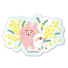 Japan Kanahei Acrylic Sticker - Piske & Usagi / Flower Yellow