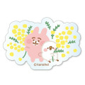 Japan Kanahei Acrylic Sticker - Piske & Usagi / Flower Yellow - 1