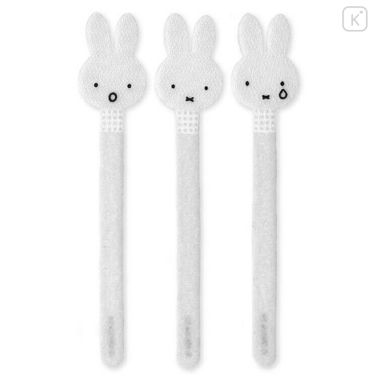 Japan Miffy Cable Ties Set of 3 - White - 1