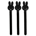 Japan Miffy Cable Ties Set of 3 - Black - 1