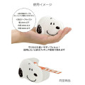Japan Peanuts Masking Tape Cutter & Tape - Snoopy Face : Smirk - 3