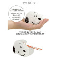 Japan Peanuts Masking Tape Cutter & Tape - Snoopy Face / Smile - 3