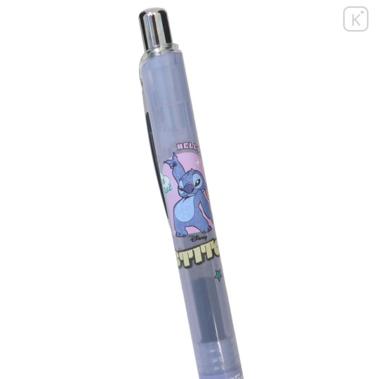 Japan Disney EnerGel Gel Ballpoint Pen - Stitch / Space Dance - 1