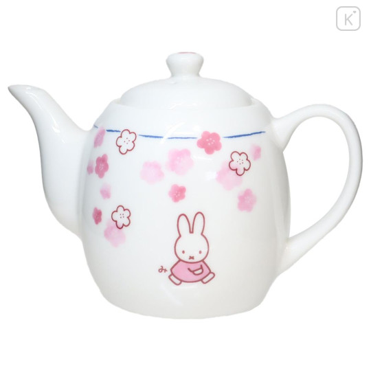 Japan Miffy Porcelain Teapot - Pink Flower Sakura - 1