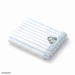 Japan Mofusand Face Towel - Cat / Stripe Blue