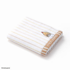 Japan Mofusand Face Towel - Cat / Stripe Orange