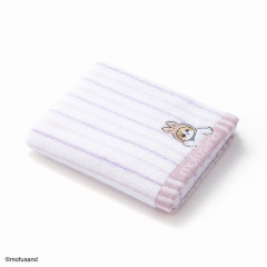 Japan Mofusand Face Towel - Cat / Stripe Purple