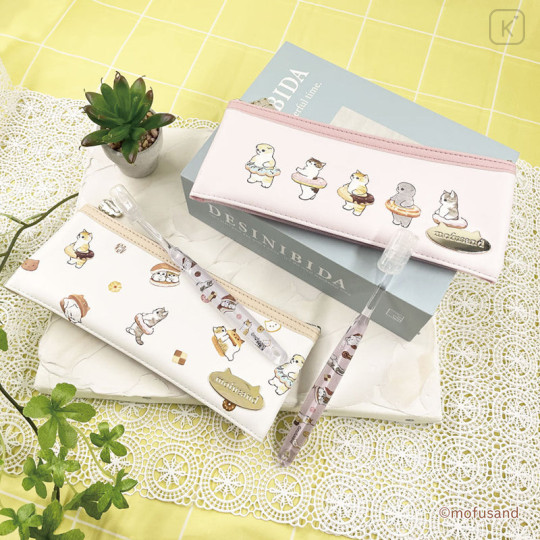 Japan Mofusand Mofumofu Store Toothbrush Pouch - Cat / Sweets - 2