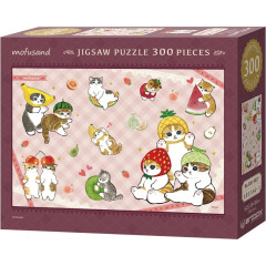 Japan Mofusand Jigsaw Puzzle 300pcs - Cat / Freshly Picked Fruit