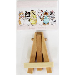 Japan Sanrio × Mofusand Mini Canvas with Easel - Cat / Normal