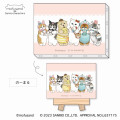 Japan Sanrio × Mofusand Mini Canvas with Easel - Cat / Normal - 2