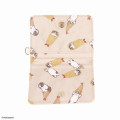 Japan Mofusand Bi-fold Pass Case - Shrimp Cat / Ebinyan - 3