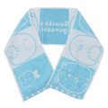 Japan San-X Jacquard Slim Long Towel - Sumikko Gurashi / Blue Stripe - 2