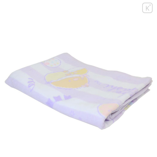 Japan San-X Slim Bath Towel - Sumikko Gurashi / Baby Purple - 3