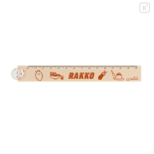 Japan Chiikawa Slim Ruler 14cm - Rakko Sea Otter - 2