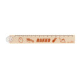 Japan Chiikawa Slim Ruler 14cm - Rakko Sea Otter - 2