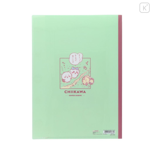 Japan Chiikawa 5 Pockets A4 Clear File - Forest - 2