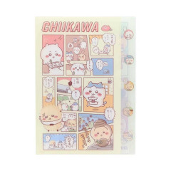 Japan Chiikawa 5 Pockets A4 Clear File - Comic