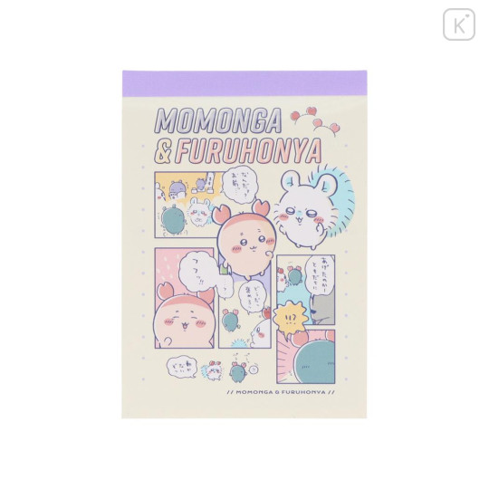 Japan Chiikawa Mini Notepad - Comic / Momonga & Furuhonya Kani-chan - 1