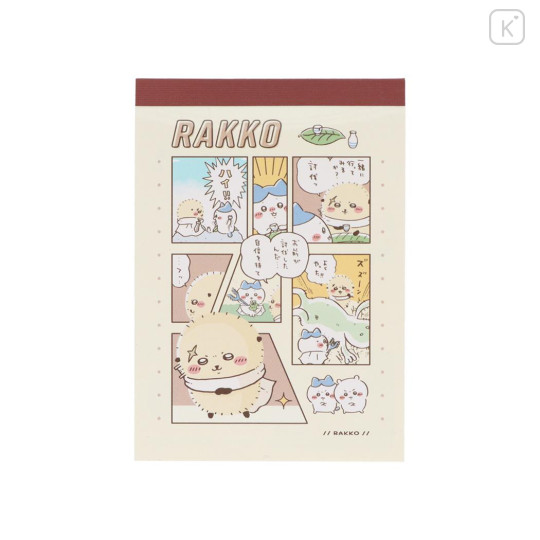 Japan Chiikawa Mini Notepad - Comic / Rakko Sea Otter - 1