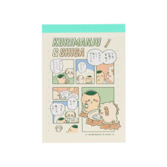 Japan Chiikawa Mini Notepad - Comic / Chestnut Manju & Shisa